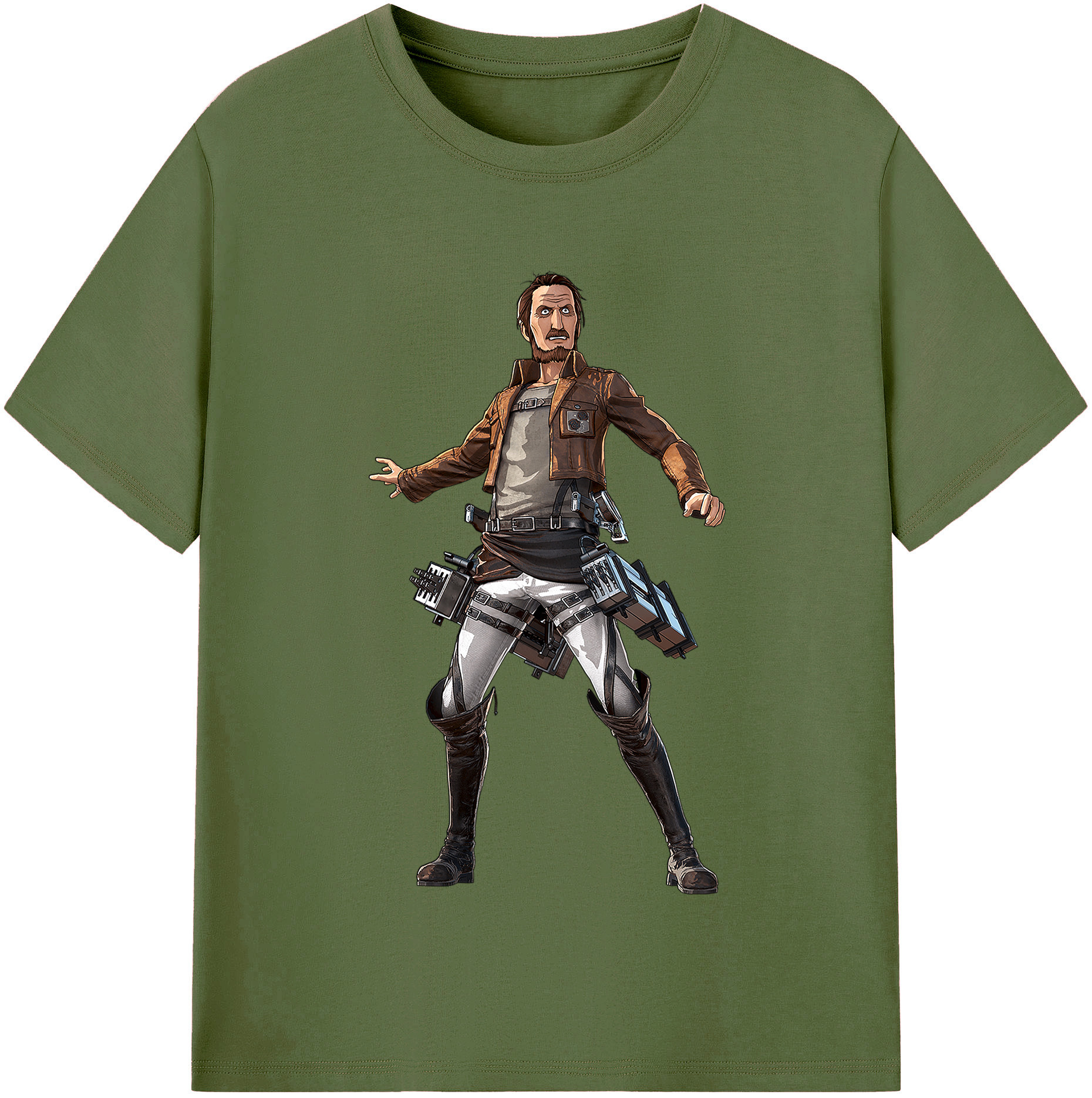 （画像用） 進撃の巨人 Attack on Titan 綿100％半袖Tシャツ（フロントプリント）